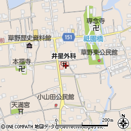 井星医院周辺の地図