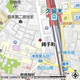 トヨタレンタリース福岡ＪＲ久留米駅前店周辺の地図