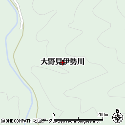高知県高岡郡中土佐町大野見伊勢川周辺の地図