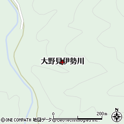 高知県中土佐町（高岡郡）大野見伊勢川周辺の地図