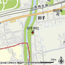 田手神社周辺の地図