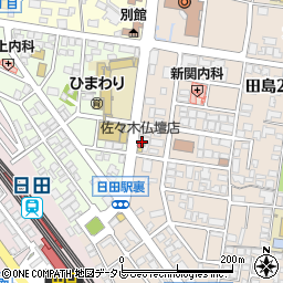 朝日新聞社日田通信局周辺の地図
