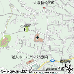高齢者ケアセンター茶寿苑　別府市介護保険サービスセンター周辺の地図