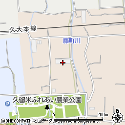 福岡県久留米市草野町吉木85周辺の地図