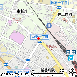 日田中央ビル周辺の地図