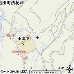 愛媛県宇和島市吉田町法花津7-115周辺の地図