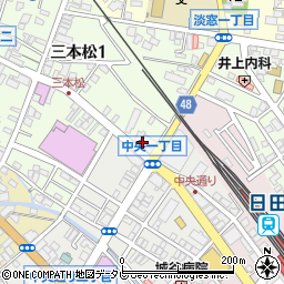 大分銀行日田支店周辺の地図
