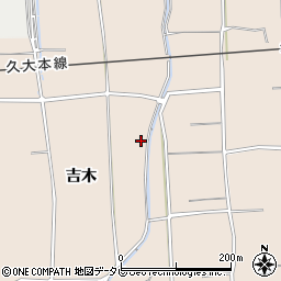福岡県久留米市草野町吉木865周辺の地図