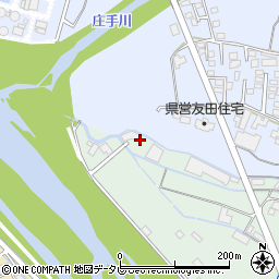 大分県日田市亀川町周辺の地図