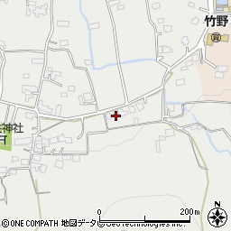 福岡県久留米市田主丸町中尾1982周辺の地図