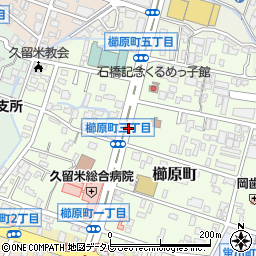 風来坊 櫛原店周辺の地図