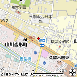 ファミリーマート久留米山川店周辺の地図
