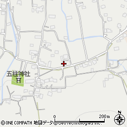 福岡県久留米市田主丸町中尾1793周辺の地図