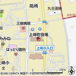 上峰町役場前周辺の地図