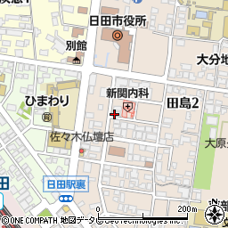 大分県建築住宅センター（一般財団法人）　日田出張所周辺の地図