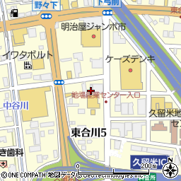 テクノリサイクル　東合川店周辺の地図