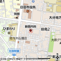 新関内科医院周辺の地図