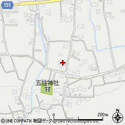 福岡県久留米市田主丸町中尾1674周辺の地図