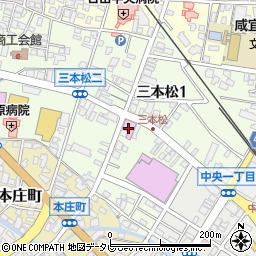 ＭＪ日田店周辺の地図