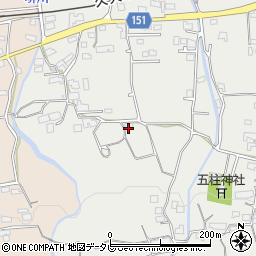 福岡県久留米市田主丸町中尾1513-3周辺の地図