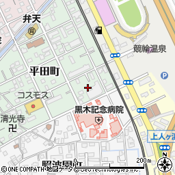 大分県別府市平田町2周辺の地図