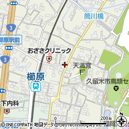 福岡県久留米市南薫町1490-1周辺の地図
