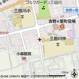 三田川中学校前周辺の地図