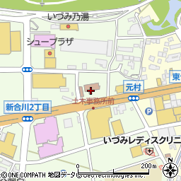 福岡県久留米県土整備事務所　用地課管理係周辺の地図