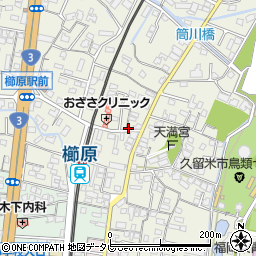 福岡県久留米市南薫町1490周辺の地図