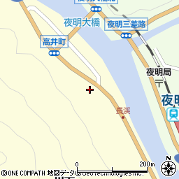 大分県日田市高井町705周辺の地図