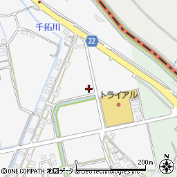 佐賀県三養基郡みやき町白壁5944-2周辺の地図