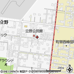 佐賀県神埼郡吉野ヶ里町立野598周辺の地図