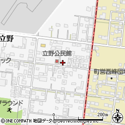 佐賀県吉野ヶ里町（神埼郡）立野周辺の地図