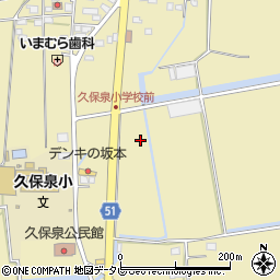佐賀県佐賀市久保泉町周辺の地図