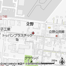 佐賀県神埼郡吉野ヶ里町立野608周辺の地図