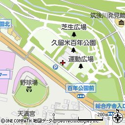 福岡県障害者雇用支援センター周辺の地図