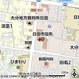 日田九石販売有限会社周辺の地図