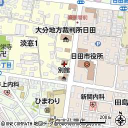 日田労働基準監督署周辺の地図