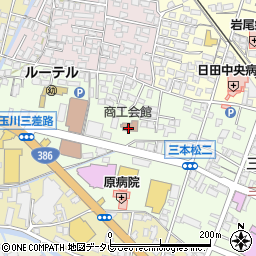 アイ・ティ・アサヒ株式会社　日田営業所周辺の地図