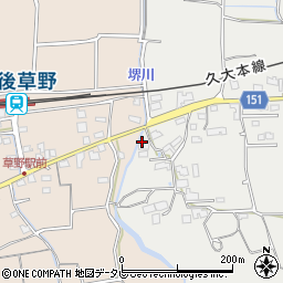 福岡県久留米市田主丸町中尾1394周辺の地図