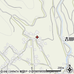 愛媛県宇和島市吉田町法花津2-376周辺の地図