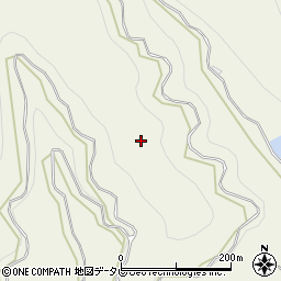 愛媛県宇和島市吉田町法花津61周辺の地図