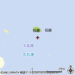 松碆周辺の地図
