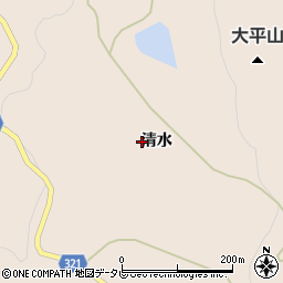 佐賀県伊万里市黒川町清水周辺の地図