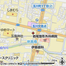 松屋日田店周辺の地図