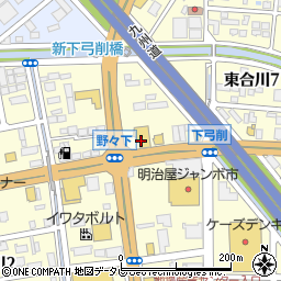 眼鏡市場　久留米インター店周辺の地図