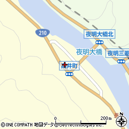 大分県日田市高井町721周辺の地図