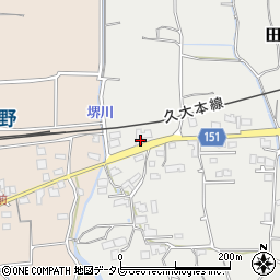 福岡県久留米市田主丸町中尾1373周辺の地図