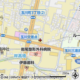 プラージュ日田店周辺の地図