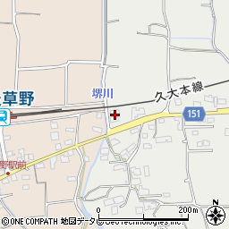 福岡県久留米市田主丸町中尾1372周辺の地図